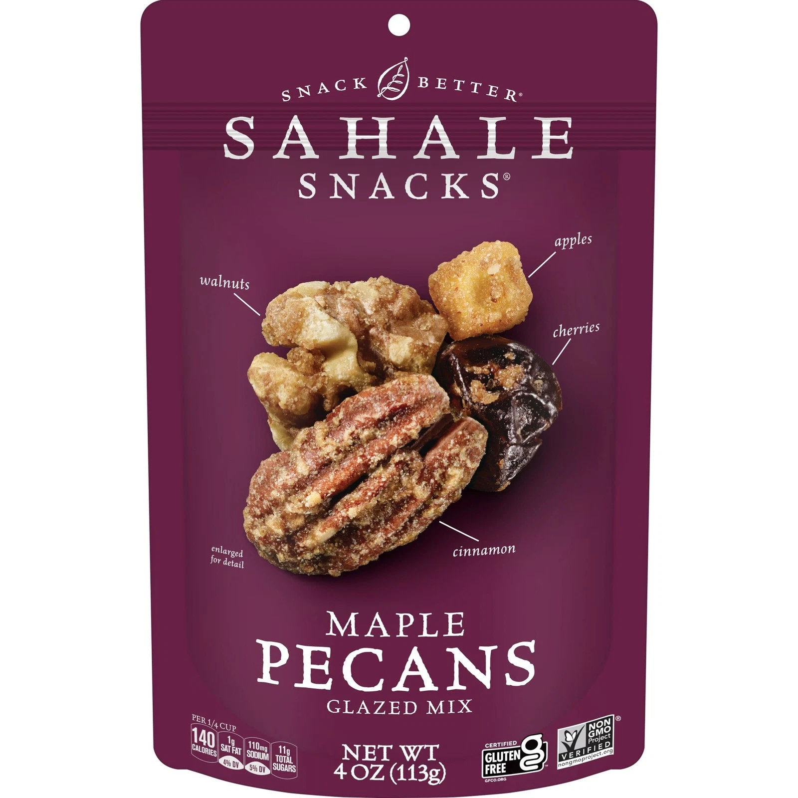 SAHALE SNACKS MAPLE PECAN 4 OZ X 6 CT