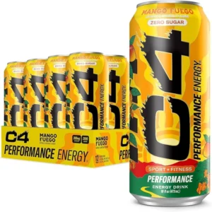 C4 ENERGY DRINK MANGO FUEGO  16 OZ X 12 CT